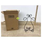 Southern Living bookstand red iron ornate