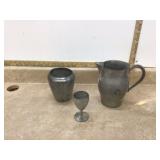3 PEWTER PIECES - COLLECTIBLES