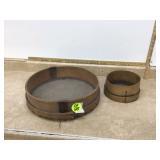 2 ANTIQUE SCREENS - VINTAGE