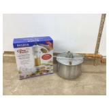 Kitchen gadgets for making popcorn and cookies