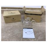 Stylish durable glass teapots