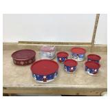 festive holiday storage containers