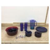 Colorful kitchen essentials jewel tones Tupperware set