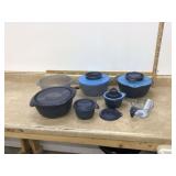 A set of small bowls for food preparation