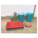Tupperware containers for drinks food and serving