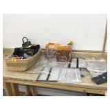 ASSORTED GIFT BAGS IN BASKET