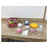 A variety of items in a Soho bag