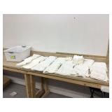 Bathroom essentials in basket