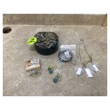 Assorted jewelry in box