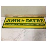 â€JOHN DEEREâ€ METAL SIGN