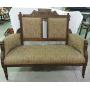 Antique Eastlake style settee 42"T x 53.5"W