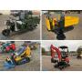 New Equipment auction, Mini Excavators, Skid Steer Attachments, Toolboxes, plus much More, and container auction. October 20, 2026