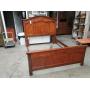 queen size headboard, footboard, and side rails