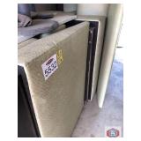 Booths. 2 double sided and 2 cap ends. Light sage