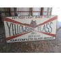 Vintage Yellowstone Glass Sign