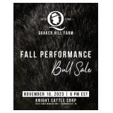 Quaker Hill Fall Production Sale/Knight Cattle Corp Bred Heifer Sale