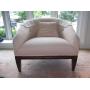 Pink/Peach Color Half Back Chair #1