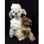 1960's HOWARD KRON Poodle and Pug TV Lamp