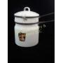 White Enamel Pots
