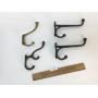 Lot of 4 Coat or Hat Hooks, Vintage or Antique