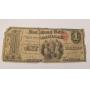 1865 One Dollar First National Bank Chicopee