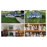 One-Story Home With Three Bedrooms, Furniture, Collectibles, Household 