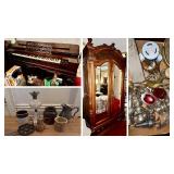 Antique Furniture, Glassware, Collectibles