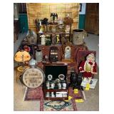 Sterling Silver Items, Coins, Stoneware, Lighting, Advertising, Signs, Toys, Clocks, Primitives, Gerstner Toolboxes