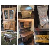 
	Farm Primitives, Antiques, Outdoor Decor, Enamelware, Furniture, Eldreth Pottery, Coach Bags And More!&nbsp;&nbsp;

	&nbsp;
