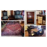 Antique Furniture, Rugs, Collectibles