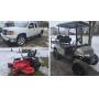 GMC Sierra Truck, Jeep Wrangler, Golf Cart, Fishing Gear, Mahindra Tractor