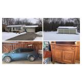 Three-Bedroom Ranch Home With 1.5 Acres, 2009 Chevy Traverse, Model Planes, Furniture