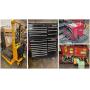 Uline Straddle Stacker 2,200 Lb. Forklift, Welders, Plasma Cutter
Toolboxes, Tools, Building Materials
