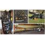 Tracker 14 Jon Boat, Meyers Aluminum 16 Ft. Canoe, Poulan Lawn Tractor, Jewelry, Tools, Olhausen Billiards Table, Generator, Air Compressor, Pressure Washer