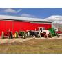 Tractors, Hay Equipment, Canyon Trail 32' Travel Trailer Farm Equipment, Older CAT D8 Dozer, Ford Dump Truck, Etc. 