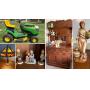Riding Lawn Mower W/ 112 Hrs., Lawn Tools, Tools, Antique Furniture, Slag/Leaded Glass Lamps