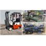 Nissan LP Forklift, Industrial Lathes, Steel Benches, Vises, Shelving, Tools, Office Furniture
