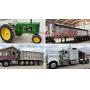 John Deere Tractors, Semis, Trucks, Aluminum &amp; Box Trailers, Fertilizer Spreaders, Conveyors, Augers, Forklifts, Portable Ramp, Be On Time, No Smalls