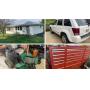 &nbsp;Ranch Home, One Acre, Jeep, Pickup,Toolbox, Tools,&nbsp; Zero-Turn Mower, Billy Goat Vacuum, Antiques, Household