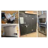 Subway Restaurant Equipment, Walk-In Cooler & Freezer, Bizerba Slicer, Nu-Vu Commercial Oven, Prep Counters & Tables, SS Sinks, Commercial Equipment, Tables & Chairs 
