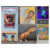 Vintage and Modern Sport Cards, Pok&eacute;mon Cards, Vintage Toys, Comic Books, Jurassic Park