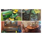 Antique C-Roll Secretary, John Deere Lawn Tractor, Furniture, Tools & More
Online Only 