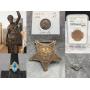 Gold And Silver Coins, 1800s And 1900s Political And Military Buttons, Designer Purses, Gold And Silver Jewelry