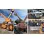 Equipment &amp; Work/Service Trucks, Broderson Crane, JLG Lift, Fontaine Semi Trailer, Forklift &amp; Air Compressors