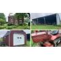 6.1 Acres With Century Brick Home, Pole Barn, Large Gravely Garden Tractor Collection, Tools, Antiques, Collectibles