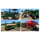 John Deere Tractor, John Deere Grain Drill & Corn Planter, Other Farm Equipment & Misc.