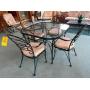 Iron Patio Furniture, Cement Planters, Ethan Allen Clock &amp; Furniture, Costume Antiques, and More!