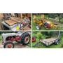 Log Splitter, Ford Tractor, Trailers, Woodworking Equipment, Lumber
