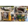 Ford NAA Jubilee Tractor, 3pt. Equipment, R &amp; R Trailers Aluminum Tandem Axle Car Hauler Trailer, Tools, Golf Cart