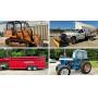Tractors, Trucks, Dozers, Quality Hay &amp; Farm Equipment, Trailers, SP Fertilizer Spreader, Combine